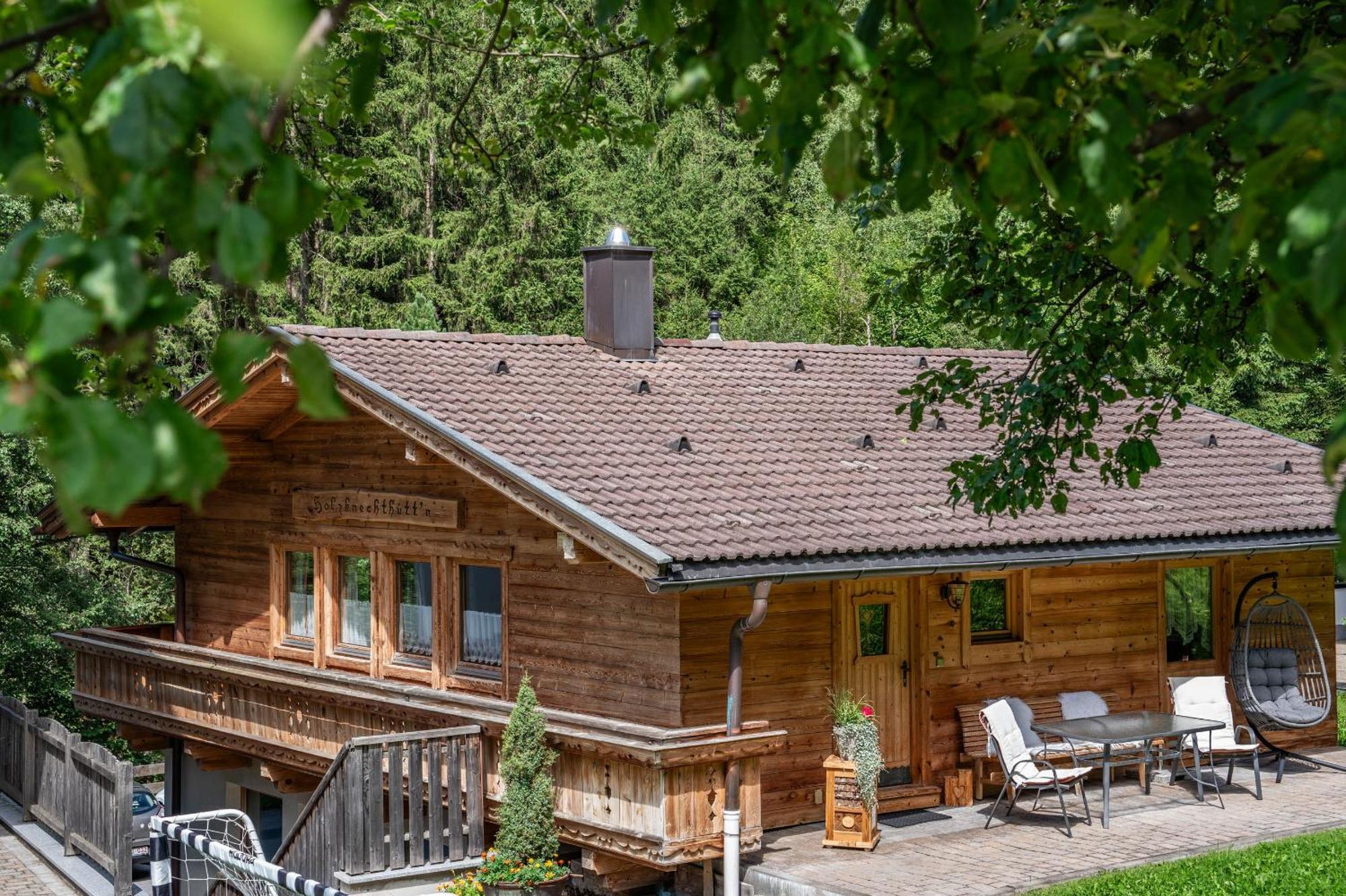 Holzknechthuette Villa Mayrhofen Exterior foto